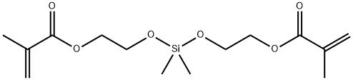 DIMETHYL-DI(METHACROYLOXY-1-ETHOXY)SILANE, 17407-12-4, 结构式