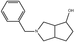 2-Benzyl-octahydro-cyclopenta[c]pyrrol-4-ol Struktur