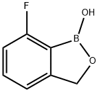2-羟基甲基-7-氟苯硼酸半酯, 174671-93-3, 结构式