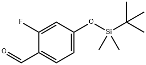 4-((tert-Butyldimethylsilyl)oxy)-2-fluorobenzaldehyde Structure