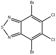 4,7-二溴-5,6-二氯苯并[C][1,2,5]噻二唑, 17754-01-7, 结构式
