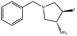 (3R,4R)-1-benzyl-4-fluoropyrrolidin-3-aminedihydrochloride Struktur