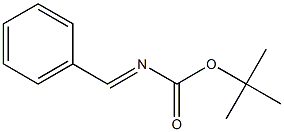 (E)-tert-Butyl benzylidenecarbamate Structure