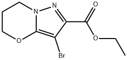 ethyl3-bromo-6,7-dihydro-5H-pyrazolo[5,1-b][1,3]oxazine-2-carboxylate|ethyl3-bromo-6,7-dihydro-5H-pyrazolo[5,1-b][1,3]oxazine-2-carboxylate