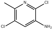 2,5-Dichloro-6-methyl-pyridin-3-ylamine 结构式