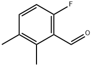 6-fluoro-2,3-dimethylbenzaldehyde Struktur