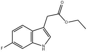 Ethyl 6-Fluoroindole-3-acetate Struktur
