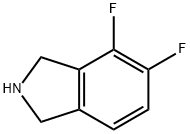 4,5-Difluoro-2,3-dihydro-1H-isoindole Struktur
