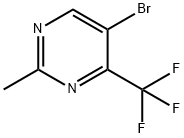 5-溴-2-甲基-4-(三氟甲基)嘧啶, 1781830-29-2, 结构式