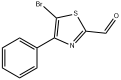4-苯基-5-溴噻唑-2-甲醛, 1782629-47-3, 结构式