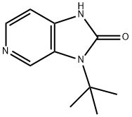 3-tert-butyl-1H,2H,3H-imidazo[4,5-c]pyridin-2-one 结构式
