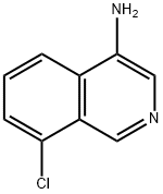 8-chloroisoquinolin-4-amine Structure