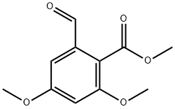 methyl 2-formyl-4,6-dimethoxybenzoate 化学構造式