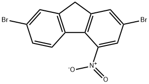 2,7-DIBROMO-4-NITROFLUORENE Structure