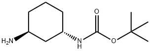 tert-Butyl ((1S,3S)-3-aminocyclohexyl)carbamate Structure