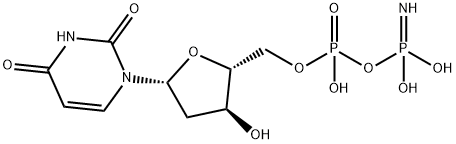 2'-Deoxyuridine 5'-(trihydrogen imidodiphosphate) Structure