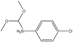 对氯苯基甲基二甲氧基硅烷, 17881-26-4, 结构式