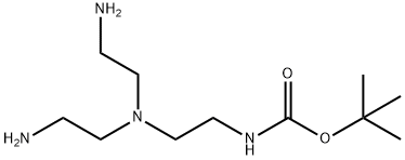 2-(双(2-氨基乙基)氨基)乙基氨基甲酸叔丁酯,179167-09-0,结构式