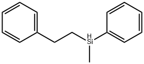 METHYL(PHENETHYL)PHENYLSILANE Struktur
