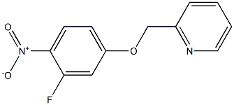 2-((3-Fluoro-4-nitrophenoxy)methyl)pyridine Struktur