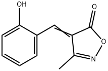(E)-4-(2-hydroxybenzylidene)-3-methylisoxazol-5(4H)-one Structure