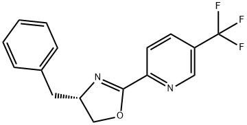 (S)-4-苄基-2-(5-(三氟甲基)吡啶-2-基)-4,5-二氢噁唑,1803416-29-6,结构式