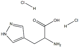 2-Amino-3-(1H-pyrazol-4-yl)propanoic acid dihydrochloride Structure
