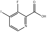 2-Pyridinecarboxylic acid, 3-fluoro-4-iodo- Structure