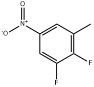 1,2-Difluoro-3-methyl-5-nitrobenzene Structure