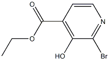 2-溴-3-羟基异烟酸乙酯, 1805177-71-2, 结构式