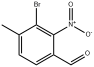 3-Bromo-4-methyl-2-nitro-benzaldehyde Structure