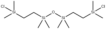 1,3-Bis(2-(Chlorodimethylsilyl)Ethyl)-1,1,3,3-TetramethylDisiloxane Struktur