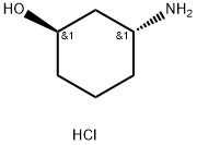 (1R,3R)-3-Amino-cyclohexanol hydrochloride Structure