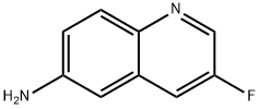 3-フルオロキノリン-6-アミン 化学構造式