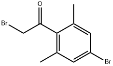 2-bromo-1-(4-bromo-2,6-dimethylphenyl)ethanone Struktur