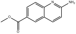 methyl 2-aminoquinoline-6-carboxylate, 1823775-69-4, 结构式