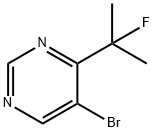 5-bromo-4-(2-fluoropropan-2-yl)pyrimidine Struktur