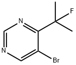 5-bromo-4-(2-fluoropropan-2-yl)pyrimidine Structure