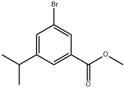 Methyl 3-bromo-5-isopropylbenzoate Structure