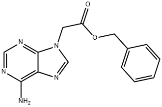 Benzyl 6-amino-9H-purine-9-acetate Structure