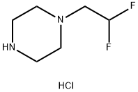 1-(2,2-二氟乙基)哌嗪盐酸盐,184042-64-6,结构式