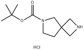 6-BOC-2,6-二氮杂螺[3.4]辛烷盐酸盐, 1841081-35-3, 结构式