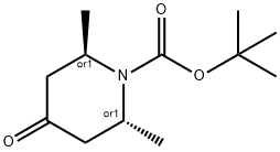 反式-2,6-二甲基-4-氧代-哌啶-1-甲酸叔丁酯,184368-70-5,结构式