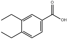 3,4-diethylbenzoic acid Struktur