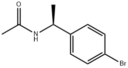 (S)-N-乙酰-1-(4-溴苯基)乙胺, 186296-23-1, 结构式
