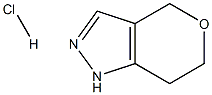1,4,6,7-四氢吡喃并[4,3-C]吡唑盐酸盐 结构式