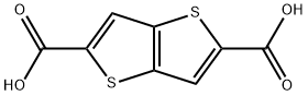 噻吩[3,2-B]噻吩-2,5-二羧酸, 18646-81-6, 结构式