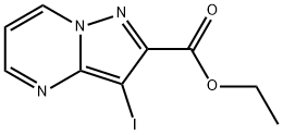 ethyl3-iodopyrazolo[1,5-a]pyrimidine-2-carboxylate Structure