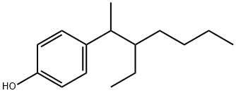 4-(2-エチル-1-メチルヘキシル)フェノール 化学構造式