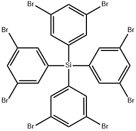 SILANE, TETRAKIS(3,5-DIBROMOPHENYL)- (8CI,9CI),18733-95-4,结构式